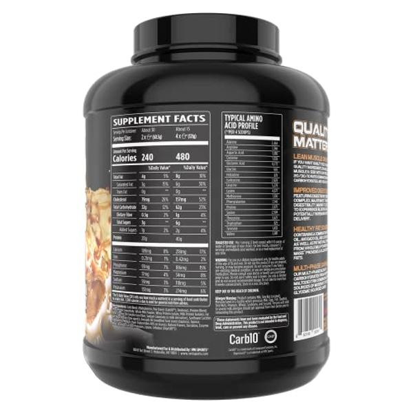 BPI Sports Bulk Muscle XL - Advanced Mass Weight Gainer for Serious Muscle Building & Recovery, 25g Protein & 497 Calories Per Serving - Chocolate, 13lb Bag (13lb, Vanilla)