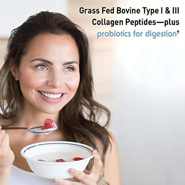 Garden of Life Grass Fed Collagen Peptides Powder Unflavored Collagen Powder for Women Men Hair Skin Nails Joints, Hydrolyzed Collagen Protein Supplements, Collagen for Women & Men