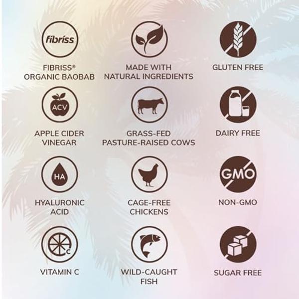 Physician's CHOICE Collagen Peptides - Hydrolyzed Protein Powder for Hair, Skin, Joints - Grass Fed, Non-GMO