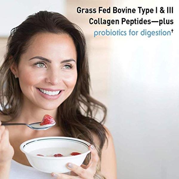 Garden of Life Grass Fed Collagen Peptides Powder Unflavored Collagen Powder for Women Men Hair Skin Nails Joints, Hydrolyzed Collagen Protein Supplements, Collagen for Women & Men