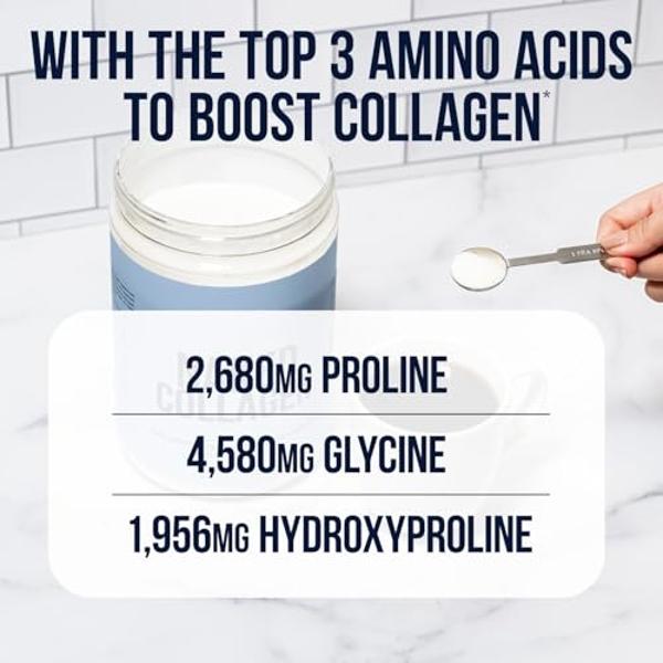 Vital Proteins Marine Collagen Peptides Powder Supplement for Skin Hair Nail Joint - Hydrolyzed Collagen - 12g per Serving - 14.5oz Canister