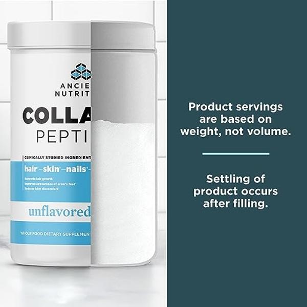 Double Wood Supplements Marine Collagen Powder (1 LB / 16 OZ of Quick Dissolve Marine Collagen Peptides) Wildcaught, Unflavored, Micronized - Scoop Included, No Fillers (38 Serving