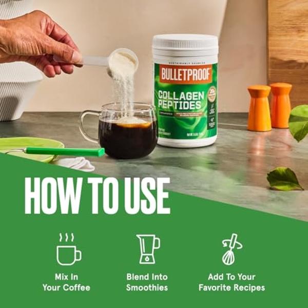 Bulletproof Collagen 18g Protein Powder, 8.5 oz, Unflavored