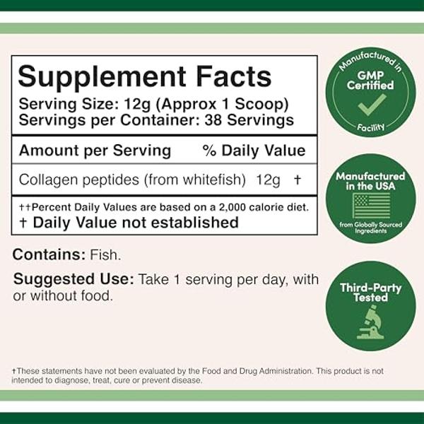 NativePath Collagen Peptides - Hydrolyzed Type 1 & 3 Collagen. Keto & Paleo Grass-Fed Protein Powder for Hair, Skin, Nails, Bones, Joints, Digestion and More - No Gluten or Dairy (