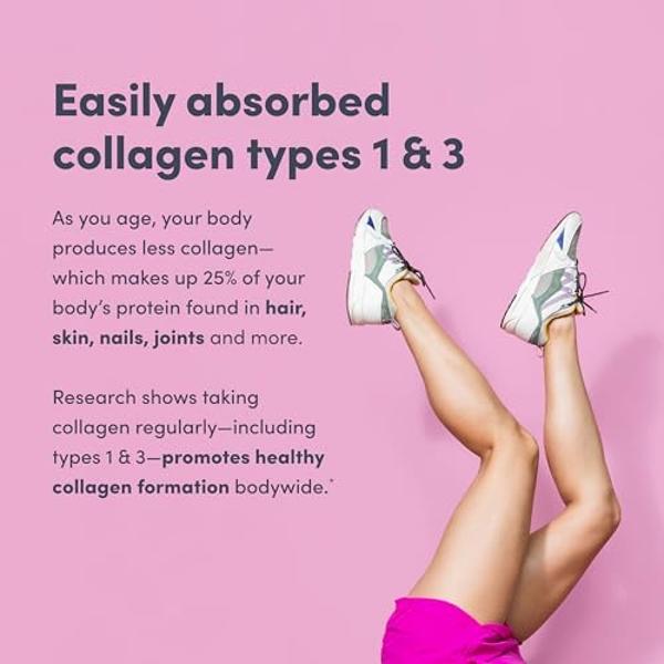 BUBS Naturals Collagen Peptides Powder, Collagen for Women & Men, Hydrolyzed Peptides, Unflavored Pasture Raised Grass Fed, Paleo Keto Friendly, Supports Hair Skin & Joint Health (