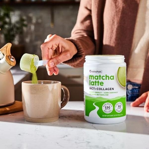 NativePath Collagen Peptides - Hydrolyzed Type 1 & 3 Collagen. Keto & Paleo Grass-Fed Protein Powder for Hair, Skin, Nails, Bones, Joints, Digestion and More - No Gluten or Dairy (
