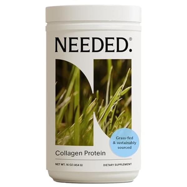 Needed. Expertly-Formulated & Tested Prenatal Hydrolyzed Collagen Protein Powder for Pregnancy, Breastfeeding, & Postpartum | Grass-fed, Pasture-Raised, Hormone-Free | 1lb