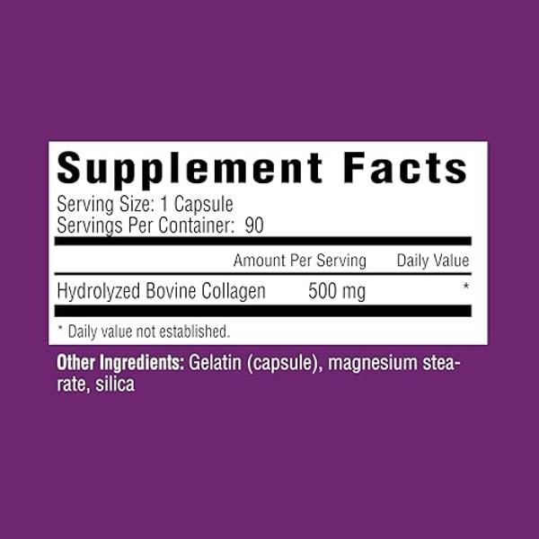 Rejuvicare Super Collagen Capsules for Beauty, Healthy Joints, Hair, Skin, & Nails, 90 Servings, Multi, (N8745)