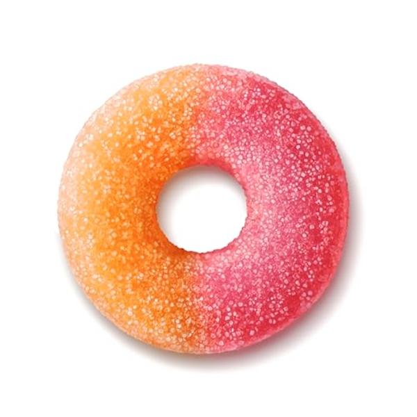 OLLY Collagen Gummy Rings, Supports Skin Elasticity and Firmness, 2.5g Collagen, Clinically-Tested, Peach, 15 Day Supply - 30 Count