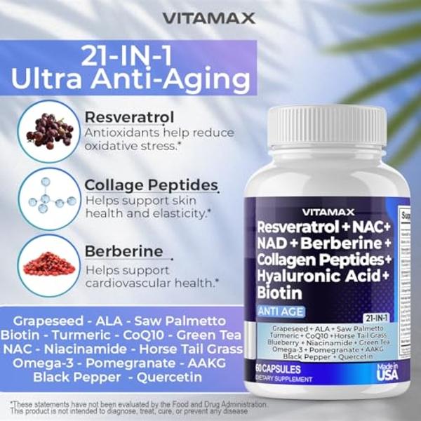 Premium Multi Collagen Peptides Protein Powder (1, 2, 3, 5 & 10) with Vitamin C, Biotin, Hyaluronic Acid, for Hair Skin and Nails - Marine, Bovine, Chicken & Eggshell (Strawberry, 