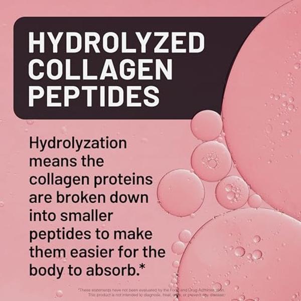 NatureWise Collagen Gummies - Hydrolyzed Collagen Gummies - Type 1 & 3 Peptides for Women + Biotin, Vitamin C, E, & Zinc for Hair Skin and Nails Support - 60 Count[1-Month Supply]
