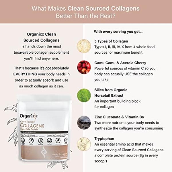 Force Factor Collagen Boosting Superfoods, Vegan Collagen Booster for Women, with Biotin, Hyaluronic Acid, and Vitamin C, for Hair, Skin, Nails, & Joint Support, Tropical Fruit, 60