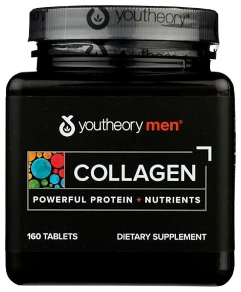 Youtheory Collagen, for Men, 160 Tablets