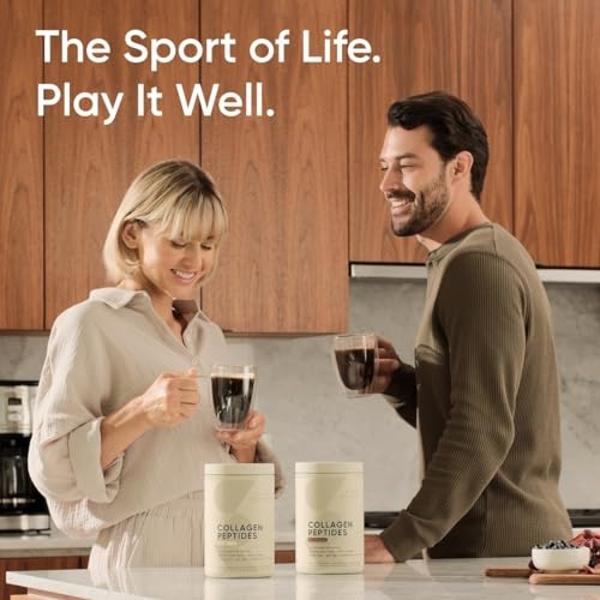 Livingood Daily Collagen Powder for Women and Men, Vanilla, Grass Fed Protein, Hydrolyzed Collagen Peptides with Vitamin C & Multi Vitamins for Hair, Skin, Nail & Gut Health, Glute