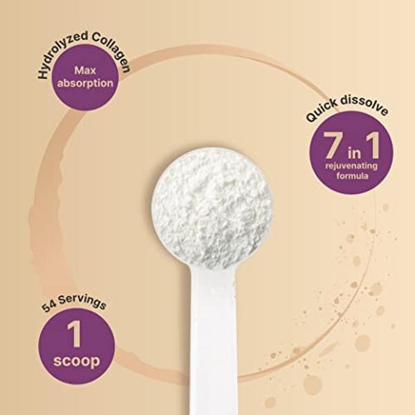 Sparkle Skin Boost No Flavor Verisol Collagen Peptides Protein Powder Vitamin C Supplement Drink, 2.8oz