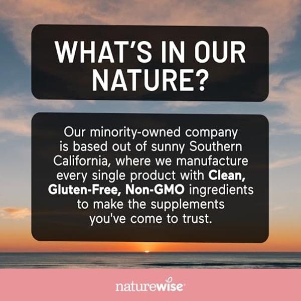 NatureWise Collagen Gummies - Hydrolyzed Collagen Gummies - Type 1 & 3 Peptides for Women + Biotin, Vitamin C, E, & Zinc for Hair Skin and Nails Support - 180 Count[3-Month Supply]