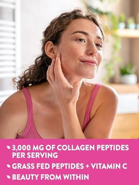 Perfect Keto Collagen Peptides Protein Powder with MCT Oil, Hydrolyzed Collagen, Type I & III Supplement, Gluten Free Grass Fed, Low Carb, Keto Coffee Creamer, Collagen for Women &