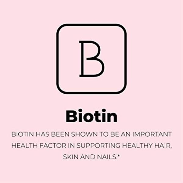 Collagen Capsules with Biotin, Hyaluronic Acid, Vitamin C, Hydrolyzed Multi Collagen Peptide Capsules Types I, II, III, V, X For Skin, Hair, Nails and Joint Health Supplement* 120 