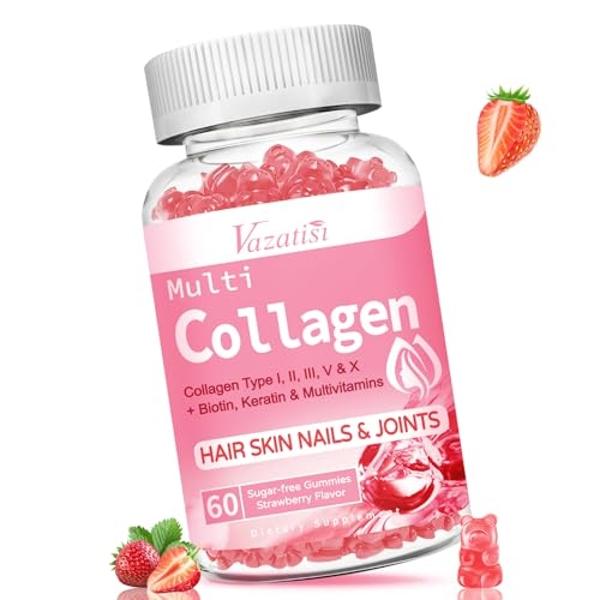 Organixx Collagen Peptides Powder with Vitamin C, Types I, II, III, V, X Hydrolyzed Collagen, Hair, Nail, Skin, Bone & Joint Health, Aging Support, Clean Sourced, Gluten Free, Unfl