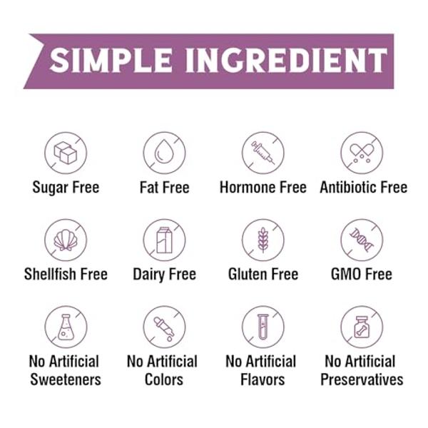 Vitalibre Multi Collagen Peptides Powder Type I II III V X, Hydrolyzed Collagen Protein for Women and Men, Skin, Hair, Nails, Unflavored, Non-GMO, Keto & GF, Zero Sugar, 45 Serving