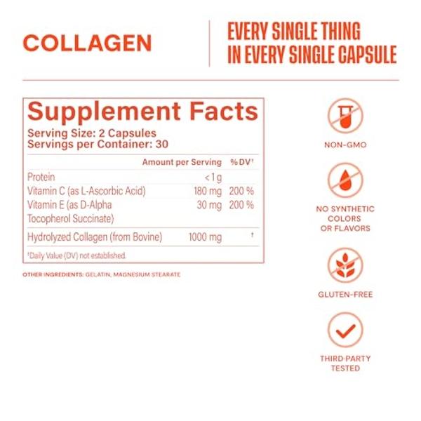 EVERYDAZE Essential Collagen Solution Jelly Stick | Vegan Collagen Peptide | Pomegranate | 10 Packs | Hair, Skin, Nails, Beauty, Bone | Vitamins, Minerals, Antioxidants for Men & W