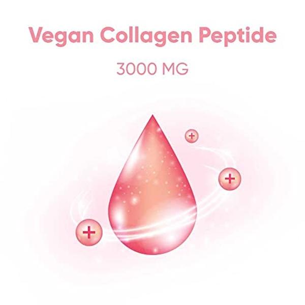 EVERYDAZE Essential Collagen Solution Jelly Stick | Vegan Collagen Peptide | Pomegranate | 10 Packs | Hair, Skin, Nails, Beauty, Bone | Vitamins, Minerals, Antioxidants for Men & W