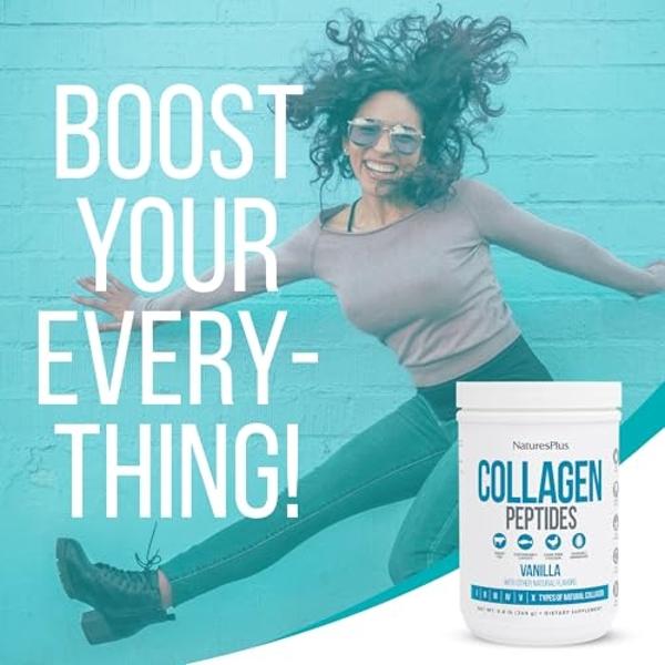 HEARTHY FOODS Collagen Powder - 18g Protein - Pure Halal Collagen Peptides Grass Fed Organic Hydrolyzed Powder | Type I and III Unflavoured Keto Friendly Gluten Free No Sugar Non G