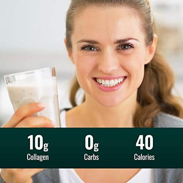 Natural Force Organic Clean Collagen Peptides Powder - USDA Certified Organic & Non-GMO, Keto & Paleo Certified - Hydrolyzed Type I & III Protein Powder with Essential Amino Acids 