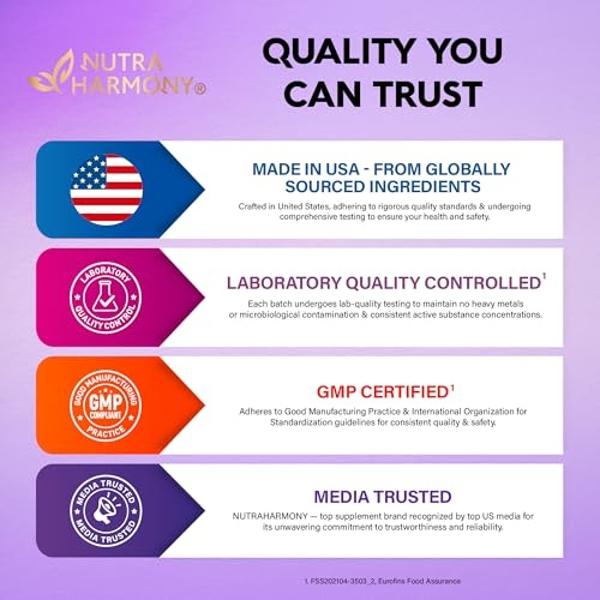 Liquid Biotin & Collagen - Vitamins for Hair Growth Support for Women & Men - Extra Strength 60000 mcg Drops - B7 Supplement - Strong Nails & Healthy Skin - 98% Faster Absorption T