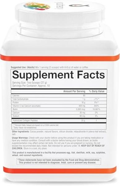 Further Food Hazelnut Collagen Peptides Powder with Lion’s Mane Mushroom, Grass-Fed Hydrolyzed Type 1 & 3 Protein, Gut Health + Joint, Hair, Skin, Nails, Paleo Keto Sugar-Free 9.88