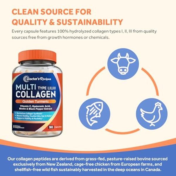 vedge Vegan Collagen Powder - Plant-Based Collagen Supplements for Hair, Skin, Nails, Joint & Gut Health - 0.47oz Collagen Peptides & 0.35oz Protein/Serving - 8.8oz Pack