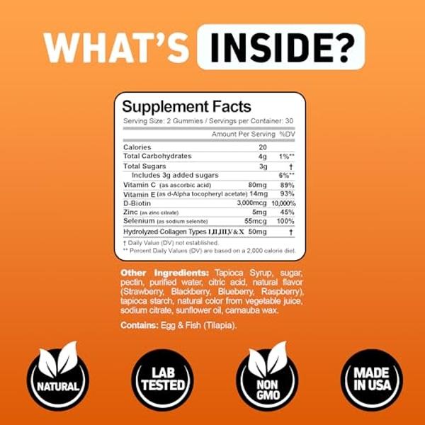 NativePath Collagen Peptides Protein - Hydrolyzed Type 1 & 3 Collagen Powder for Skin, Hair, Nails - 15.9 oz (45 Servings)