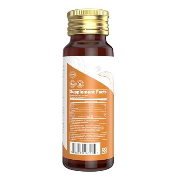 Heivy Liquid Collagen Supplement, Collagen Drink, Collagen Peptides, Age-Defying and Brighten up Your Day, Ageless Beauty, Hydrolyzed Collagen, with CoQ10, 1.69 fl.oz./Bottle (1 Bo