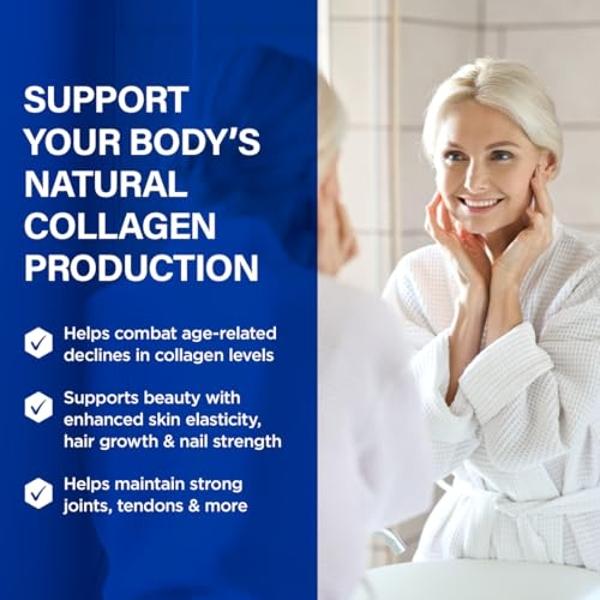 Blueprint Bryan Johnson Collagen Peptide Powder - 20G Collagen Peptides - Types I, II, III - No Added Sugar, Joint & Skin Support - Pasture Raised - Versatile Powder for Daily Use 