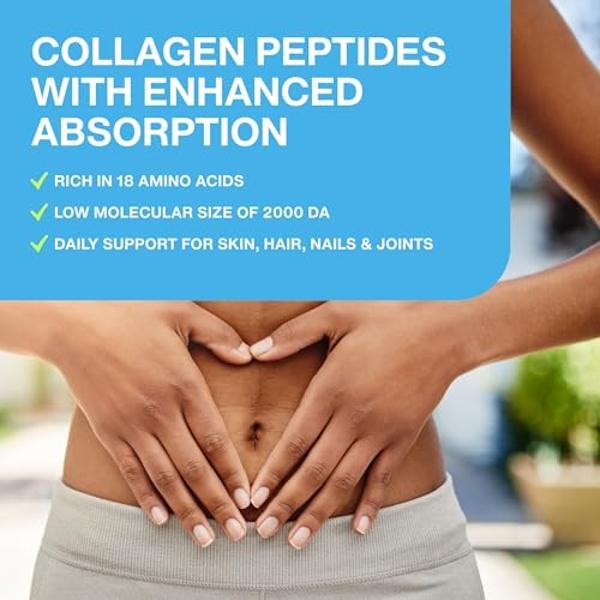 Fernes Mobility Collagen Peptides Powder - Glucosamine, Chondroitin, Hyaluronic Acid & Liposomal Vitamin C Join Bone & Cartilage Support Grass-Fed Type I & III Keto & Paleo 56 Serv