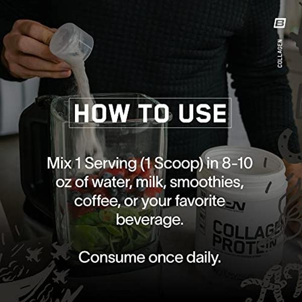 BARE PERFORMANCE NUTRITION, BPN Collagen Protein, Grass-Fed Bovine Collagen Peptides, Unflavored