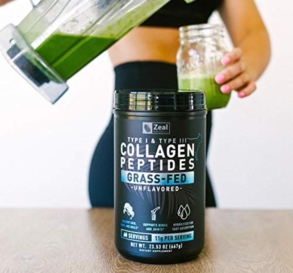 Liquid Collagen Peptides for Women - Serum Complex with Biotin Vitamin, Hydrolyzed Keratin Protein and Saw Palmetto - Comprehensive Formula for Hair, Skin, and Nails Wellness - 2fl