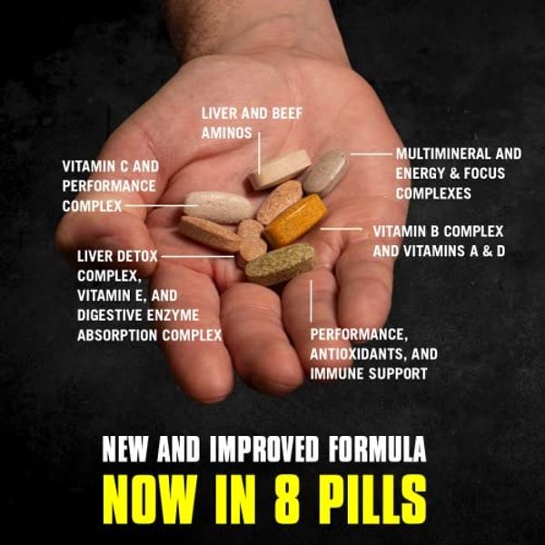 Animal Pak - Convenient Multivitamin for Men & Women Daily All-in-One Vitamin & Supplement Pack - Zinc, Vitamins C, B, D, Amino Acids, and Immune Support - Sports Nutrition Perform