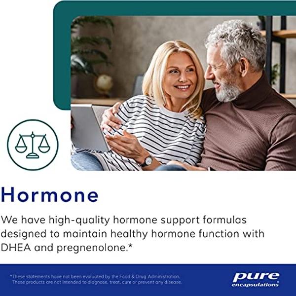 Pure Encapsulations DHEA 25 mg - Supplement for Immune Support, Hormone Balance, Metabolism Support, and Energy Levels* - with Micronized DHEA - 60 Capsules