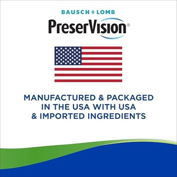 PreserVision AREDS 2 Eye Vitamin & Mineral Supplement, Contains Lutein, Vitamin C, Zeaxanthin, Zinc, Copper & Vitamin E, 60 Chewable (Packaging May Vary)
