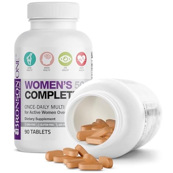 Bronson ONE Daily Women’s 50+ Complete Multivitamin Multimineral, 90 Tablets