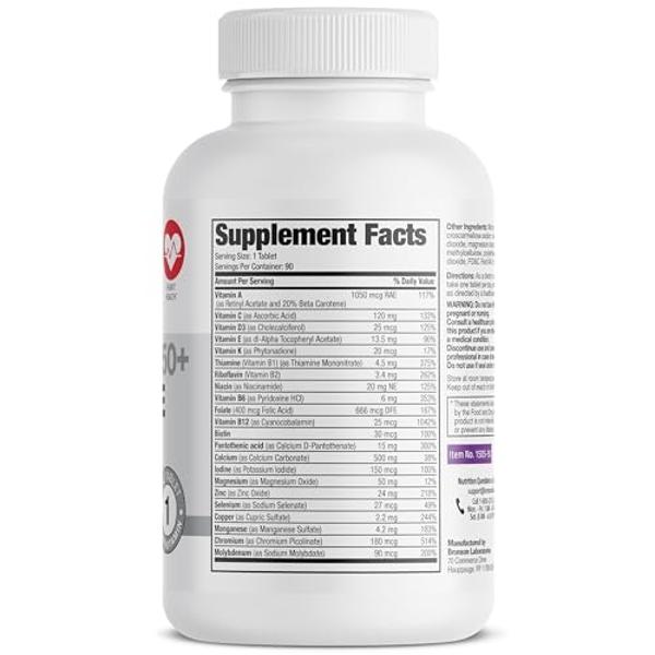 Bronson ONE Daily Women’s 50+ Complete Multivitamin Multimineral, 90 Tablets