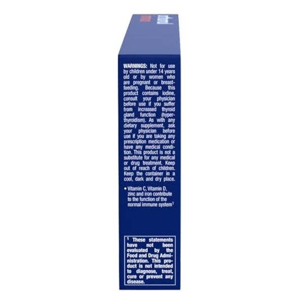 Orthomol Immun Vial, Daily Liquid Immune Support Supplement, 7-Day Supply, Includes Vitamins A, B, C, D, E, Zinc & Iodine, Premium Formula for Enhanced Immune Defense & Overall Vit