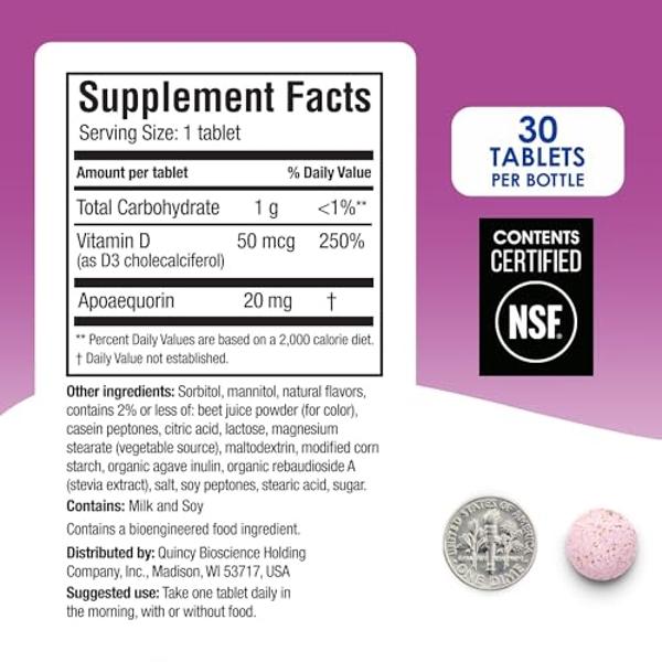 Prevagen Extra Strength Mixed Berry Chewables - 90 Count (3-Pack of 30 Tablets) | Prevagen Extra Strength Chewables is a supplement formulated for your brain with 20mg of Apoaequor