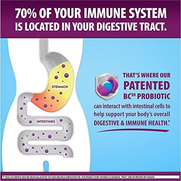 Digestive Advantage Daily Probiotic Gummies for Digestive & Gut Health for Men and Women, Superfruit Flavor, Red, 180 Count, Pack of 2