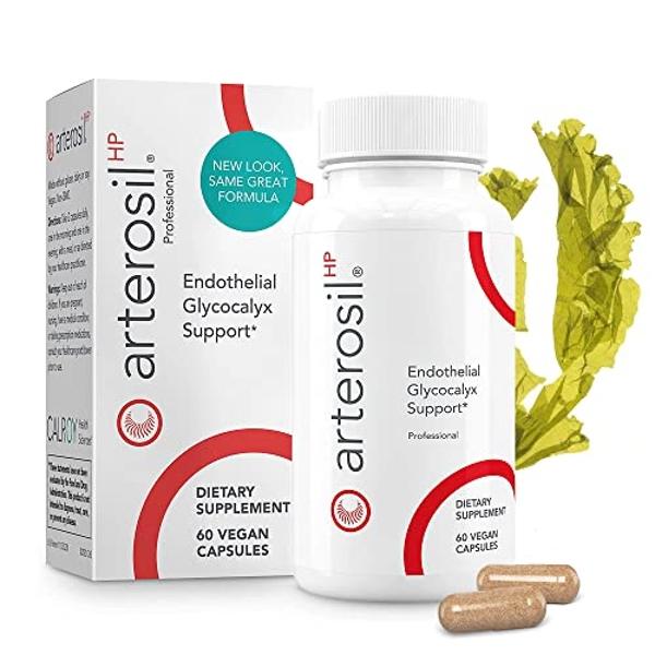 Calroy Health Sciences Arterosil HP Professional - Endothelial Glycocalyx Support - Heart Health Support - Artery Health Support - Circulation Support – MonitumRS® Rhamnan Sulfate 