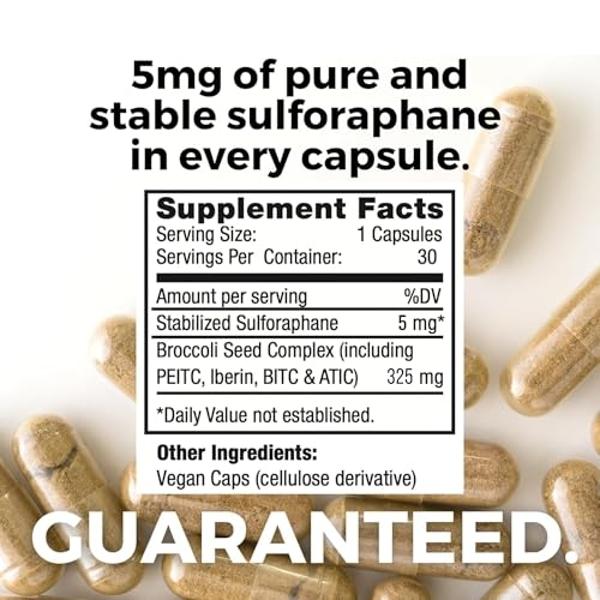 Nutramax Laboratories Avmacol Extra Strength #1 Researched Sulforaphane-Producing Brand for Detoxification, Antioxidant Support, Immune Health, Adults & Children, Moringa, 75 Table