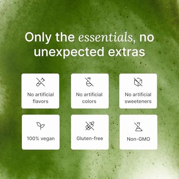Huel Daily Greens Single Serve Watermelon| Superfood Greens Powder | 91 Vitamins, Minerals, and Wholefood-Sourced Ingredients | Adaptogens, Antioxidants, Gut-Friendly Probiotics | 