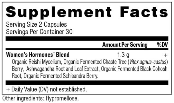 Ancient Nutrition Women's Hormones, Helps Reduce Stress, Supports Energy, Hormone Balance, Gluten Free, Paleo and Keto Friendly, 60 Capsules