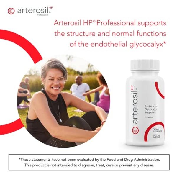 Calroy Health Sciences Arterosil HP Professional - Endothelial Glycocalyx Support - Heart Health Support - Artery Health Support - Circulation Support – MonitumRS® Rhamnan Sulfate 